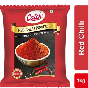 Catch Red Chilli Powder/Menasina Pudi, 1 kg Pouch
