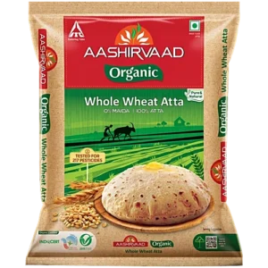 Aashirvaad Organic Whole Wheat Atta, 5 kg